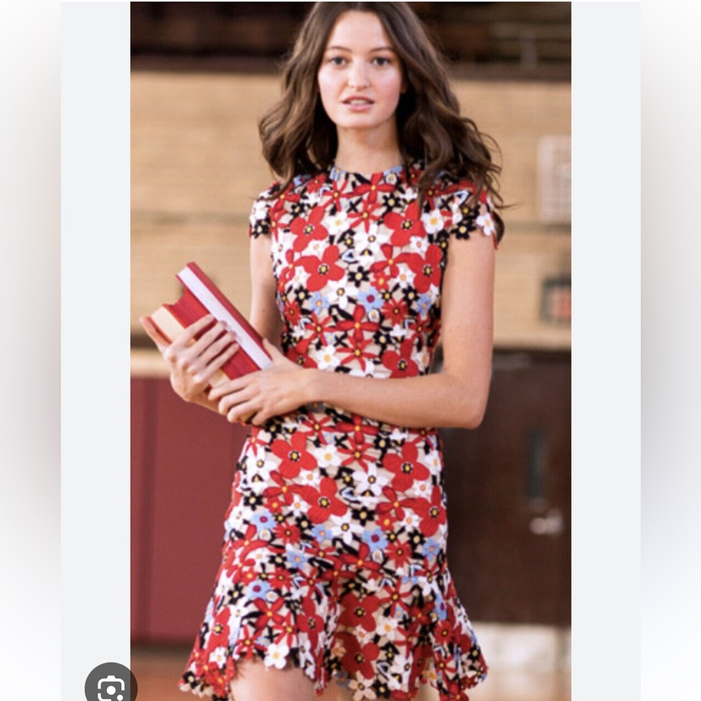 Alice + Olivia Imani lace dress